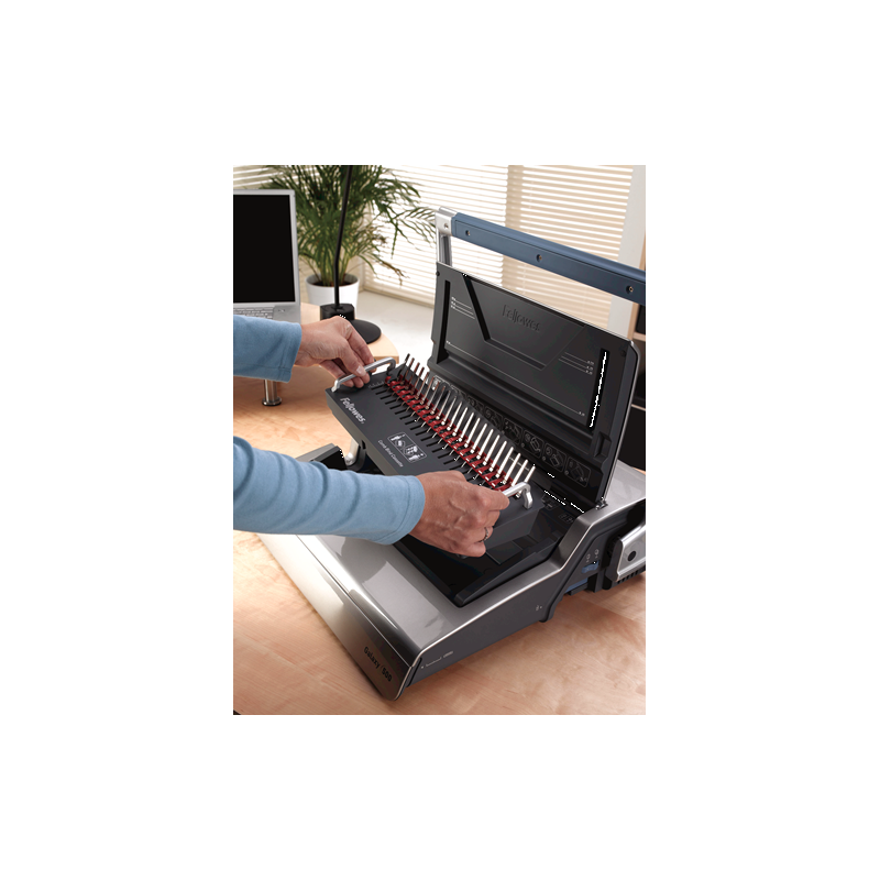 Perforelieur Fellowes Galaxy à anneaux plastique