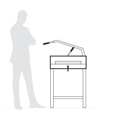 Massicot sur stand métallique IDEAL 4305