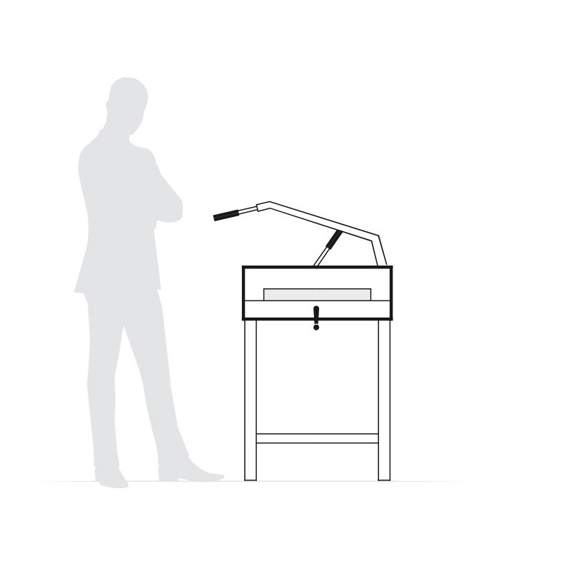 Massicot sur stand métallique IDEAL 4305