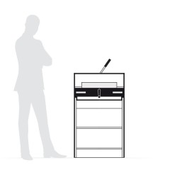 Massicot sur stand métallique IDEAL 4315