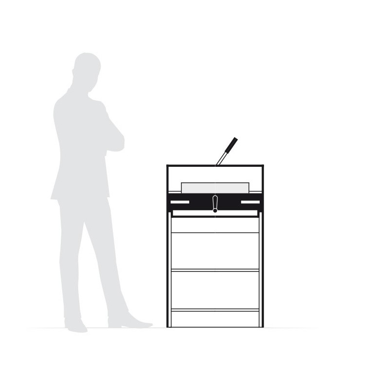 Massicot sur stand métallique IDEAL 4315