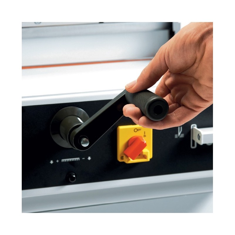 Massicot de bureau électrique sur meuble IDEAL 4350