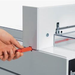 Massicot de bureau électrique sur meuble IDEAL 4350
