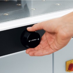 Massicot hydraulique de précision tables soufflantes IDEAL 5560 LT