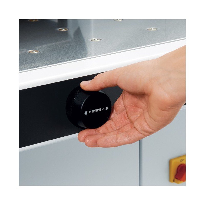 Massicot hydraulique de précision tables soufflantes IDEAL 5560 LT