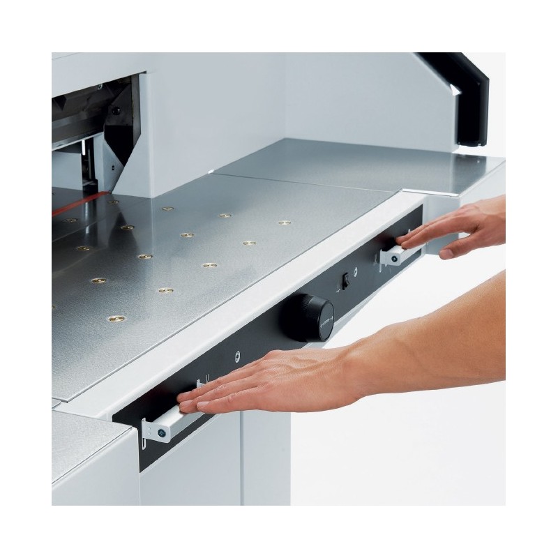 Massicot hydraulique de précision tables soufflantes IDEAL 5560 LT