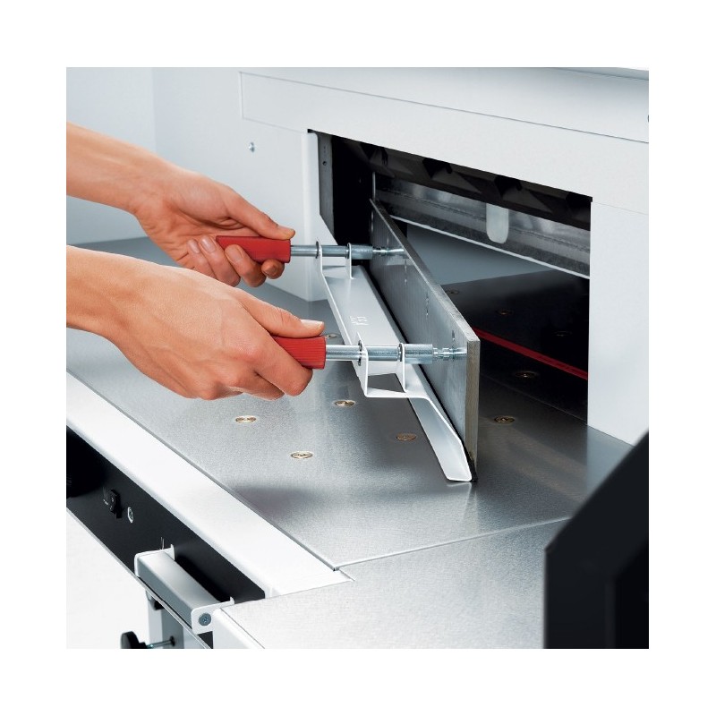 Massicot hydraulique de précision tables soufflantes IDEAL 5560 LT