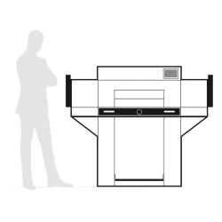 Massicot hydraulique de précision tables soufflantes IDEAL 5560 LT