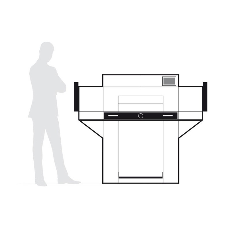Massicot hydraulique de précision tables soufflantes IDEAL 5560 LT