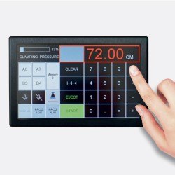 Massicot professionnel avec presse hydraulique IDEAL 7260 LT