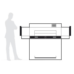 Massicot professionnel avec presse hydraulique IDEAL 7260 LT