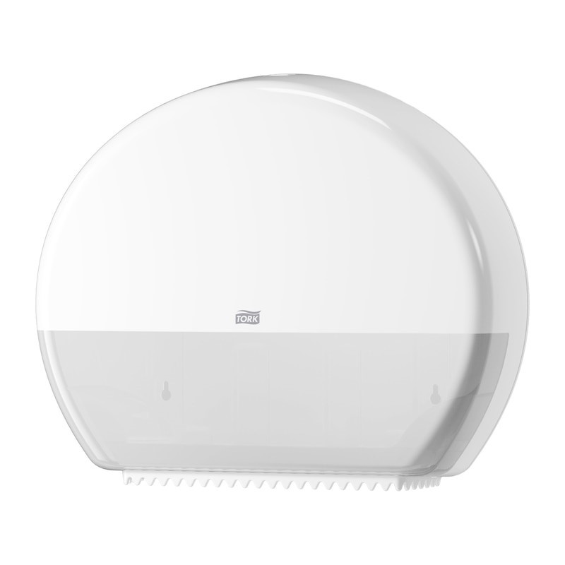 Distributeur Double Rouleau Papier Toilette TORK T7 - Inox, Grande Capacité, Pour Toilettes Publiques Ou Maison