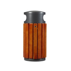 Corbeille à poser Rossignol Zeno 60L bois/gris