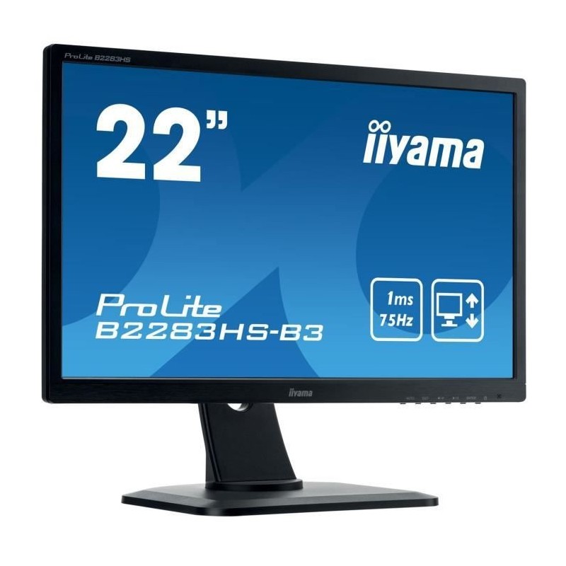 Ecran 21,5" iiyama E2283HS-B3