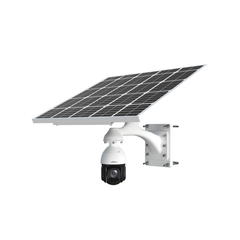 Kit caméra dôme motorisé et panneau solaire Dahua