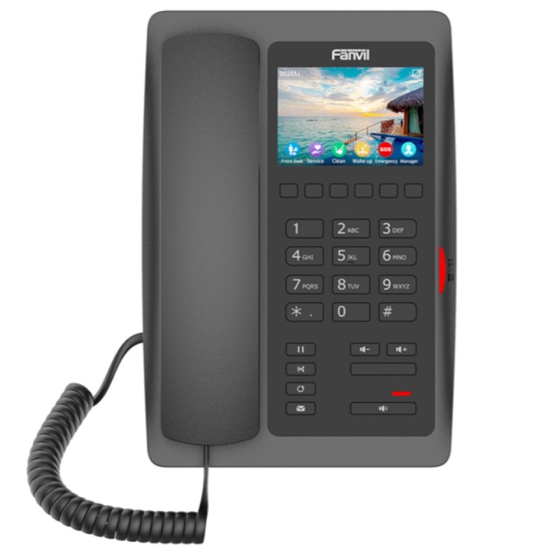 Téléphone Fanvil H5W pour chambre d'hôtel