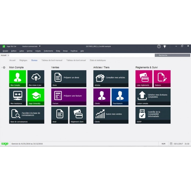 Logiciel Sage 50Cloud Ciel Gestion Commercial