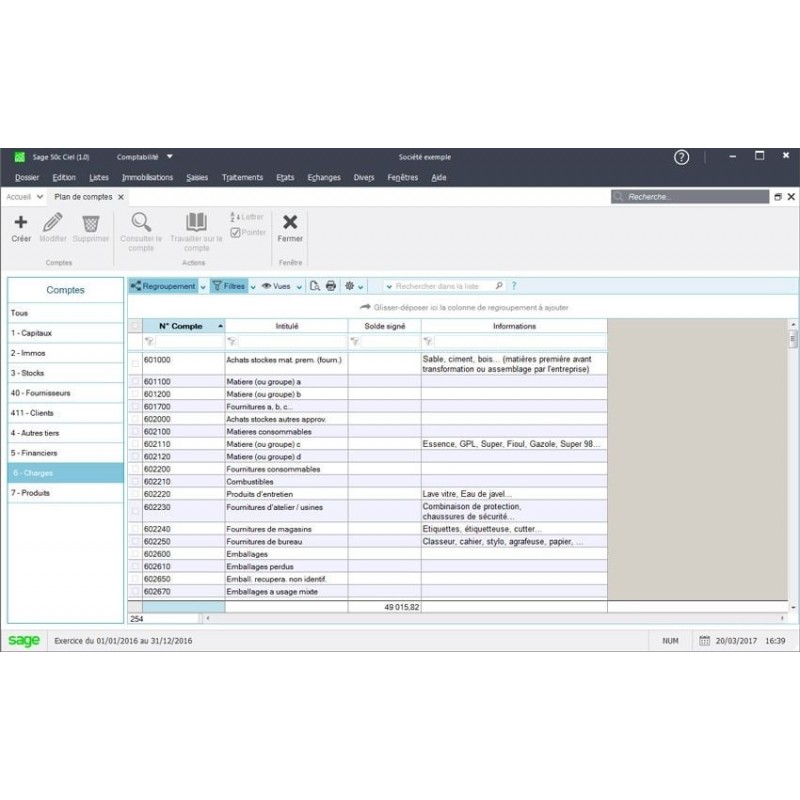 Logiciel Sage 50Cloud Ciel Compta
