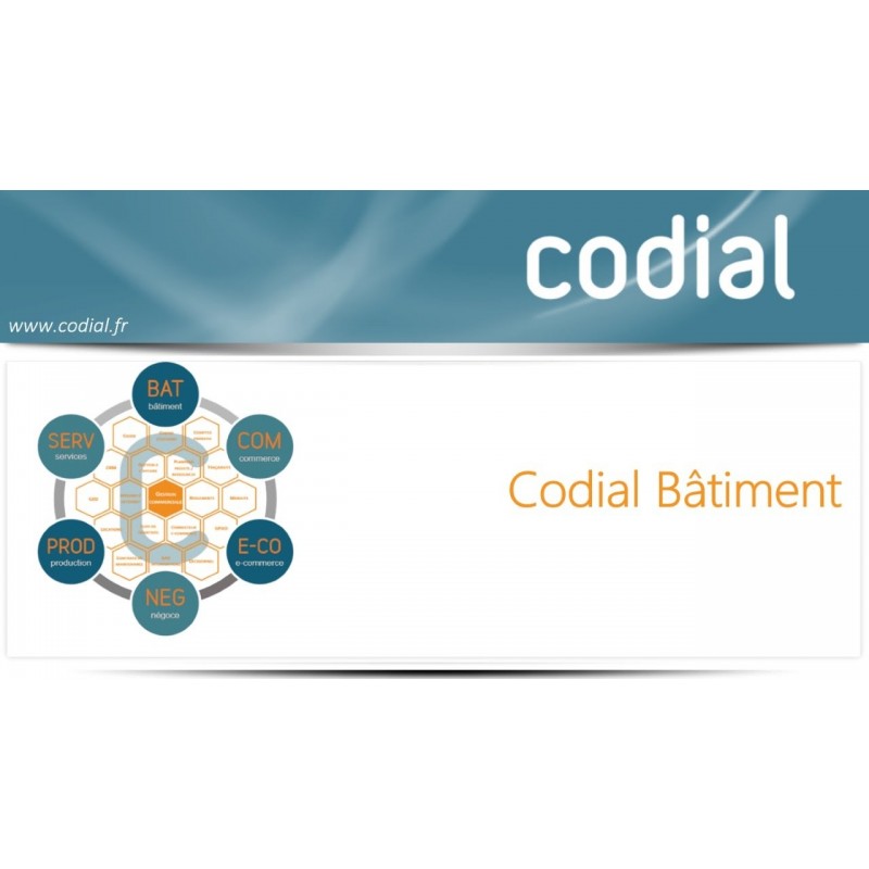 Logiciel Codial – Module Bâtiment