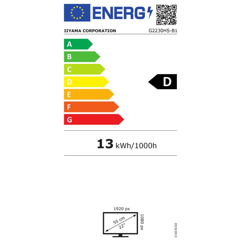 Ecran 21,5" iiyama G2230HS-B1